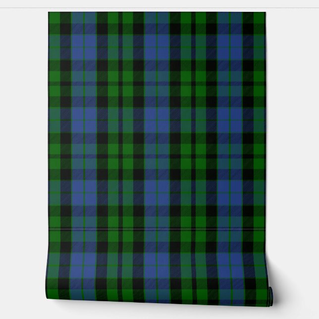 MacKay Tartan Plaid Scottish Clan Wallpaper (Unrolling)