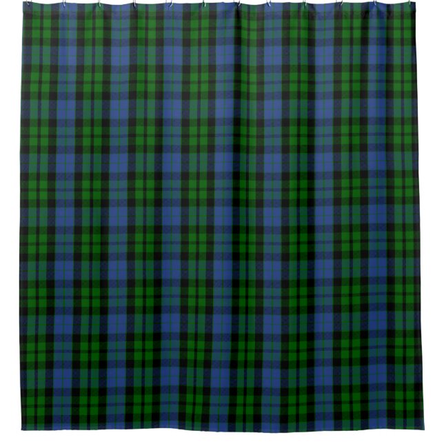 MacKay Tartan Shower Curtain (Front)