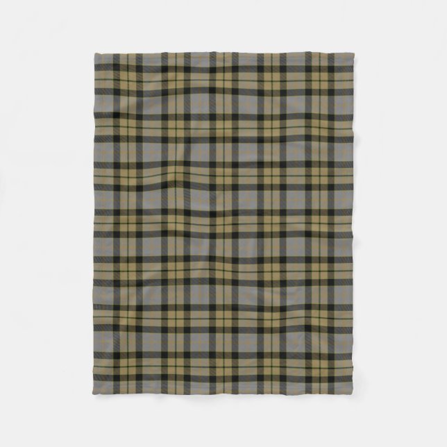 MacKay Weathered Tartan Fleece Blanket (Front)