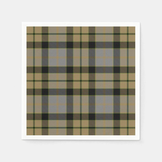 MacKay Weathered Tartan Napkin (Front)