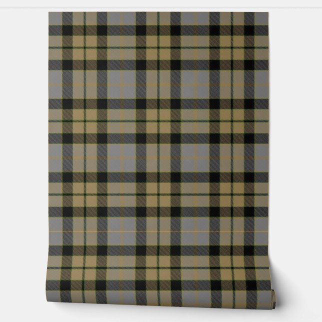 MacKay Weathered Tartan Plaid Scottish Clan Wallpaper (Unrolling)