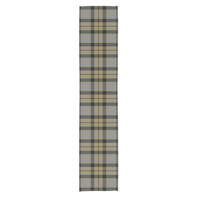MacKay Weathered Tartan Short Table Runner (Front)