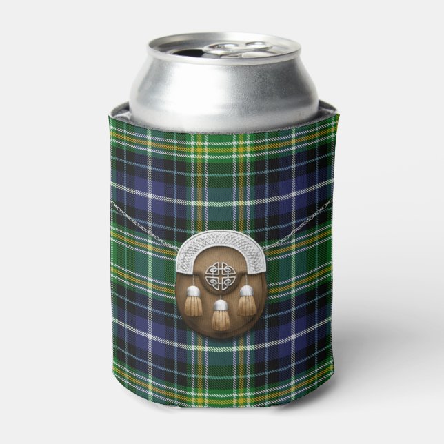 MacKellar Tartan And Sporran Can Cooler (Can Front)