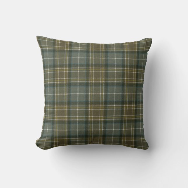 MacKellar Weathered Original Scottish Tartan Cushion (Front)
