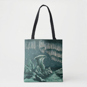 MacKenzie - Aurora Borealis in High Latitudes Tote Bag