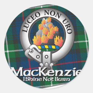 Mackenzie Clan Classic Round Sticker