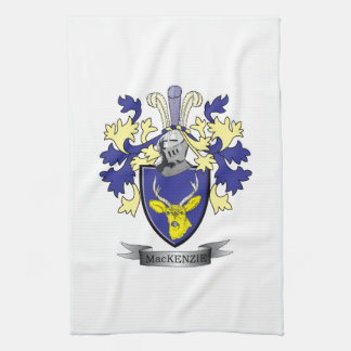 MacKenzie Family Crest Coat of Arms Tea Towel