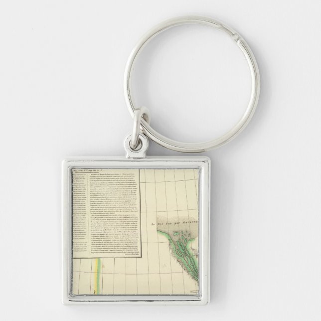 Mackenzie River, Yukon Key Ring (Front)