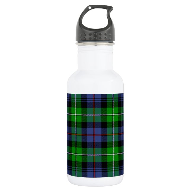 MacKenzie Tartan (aka Seaforth Highlanders Tartan) 532 Ml Water Bottle (Front)