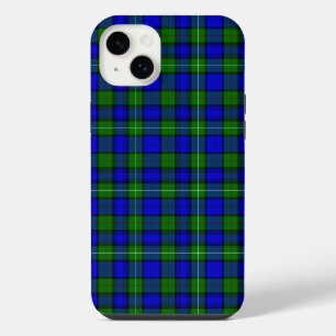 MacKenzie tartan blue green plaid iPhone 14 Plus Case