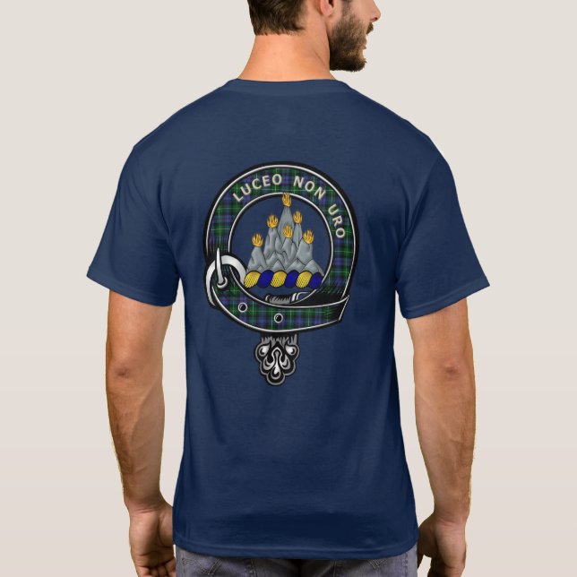 MacKenzie Tartan Clan Badge T-Shirt (Back)
