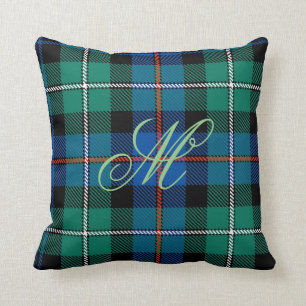 Mackenzie Tartan Monogram Pillow