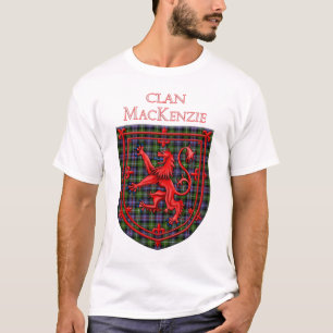 MacKenzie Tartan Scottish Plaid Lion Rampant T-Shirt
