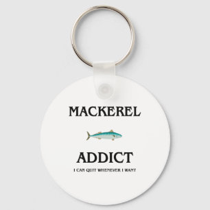 Mackerel Addict Key Ring