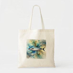 Mackerel in Flowing Colors 251024AREF127 - Waterco Tote Bag
