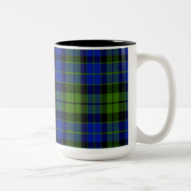Mackie Scottish Tartan Two-Tone Coffee Mug (Right)
