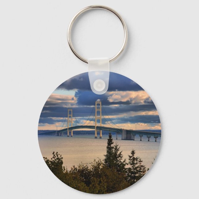 Mackinac Bridge 1060 Key Ring (Front)
