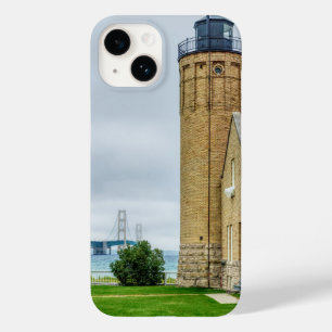 Mackinac Bridge and Lighthouse Case-Mate iPhone 14 Case