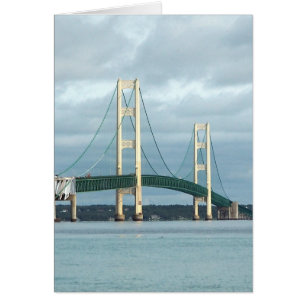 Mackinac Bridge Blank Card