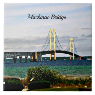 Mackinac Bridge, Mackinac Island Ceramic Tile