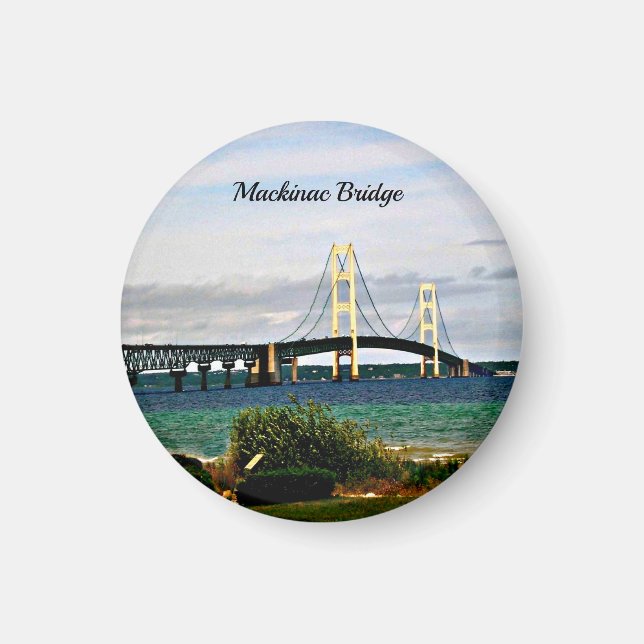 Mackinac Bridge, Mackinac Island Magnet (Front)