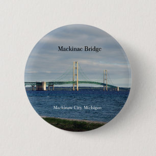 Mackinac Bridge Mackinaw City button