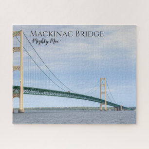 Mackinac Bridge MI, the Mighty Mac Jigsaw Puzzle