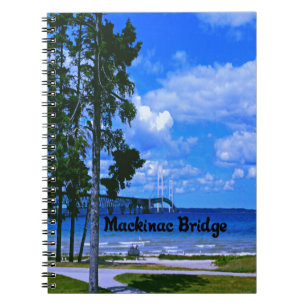 Mackinac Bridge Michigan Notebook