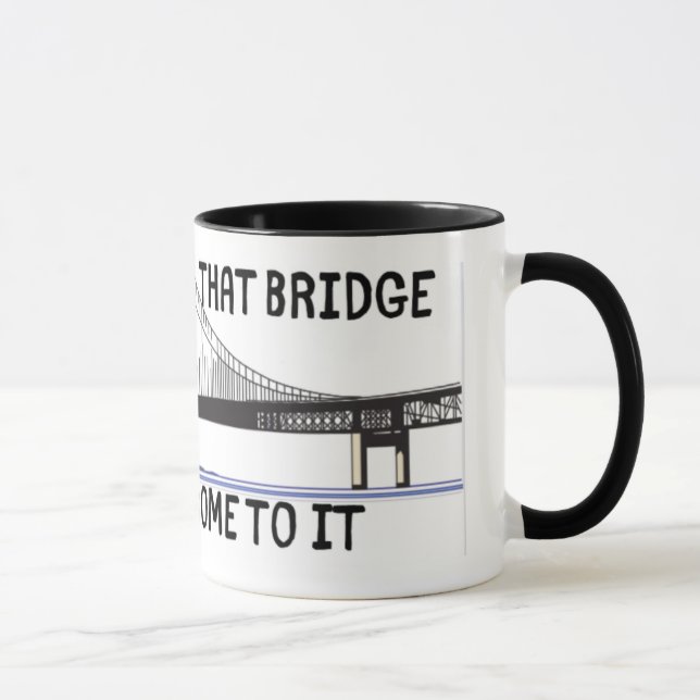Mackinac Bridge mug (Right)