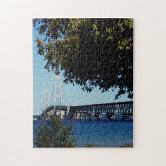 Mackinac Bridge Photo Jigsaw Puzzle
