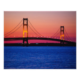 Mackinac Bridge photo Print