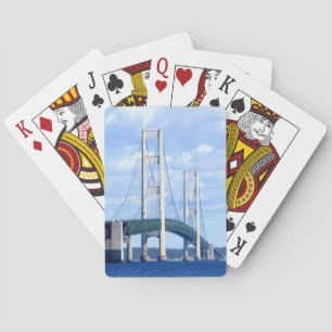 "Mackinac Bridge Playing Cards" Cards
