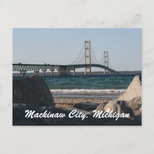 Mackinac Bridge Postcard