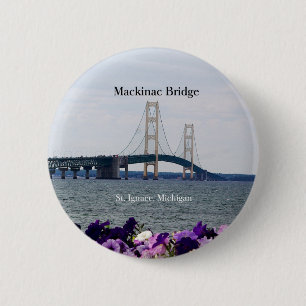 Mackinac Bridge spring St. Ignace spring button