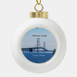 Mackinac Bridge St. Ignace ornament
