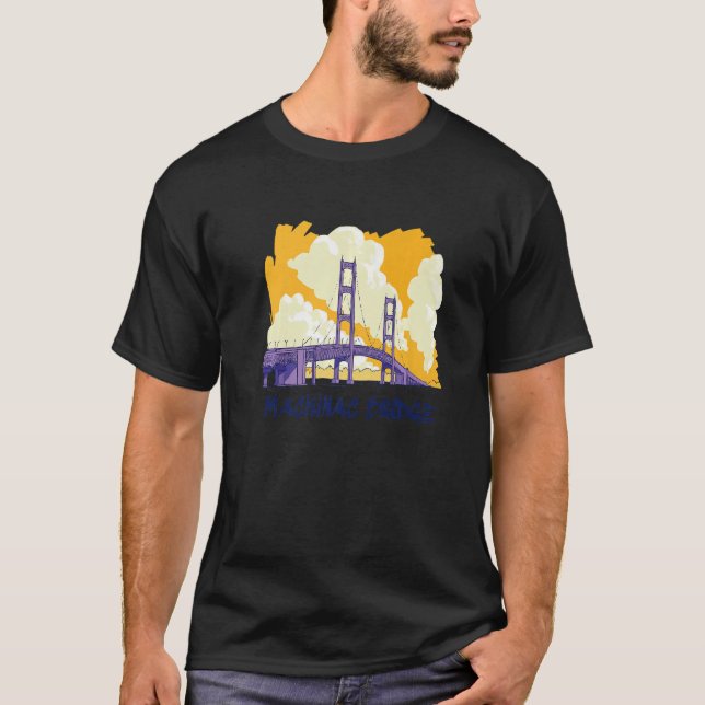 Mackinac Bridge   T-Shirt (Front)