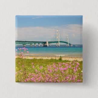 Mackinac Bridge "The Big Mac" 15 Cm Square Badge