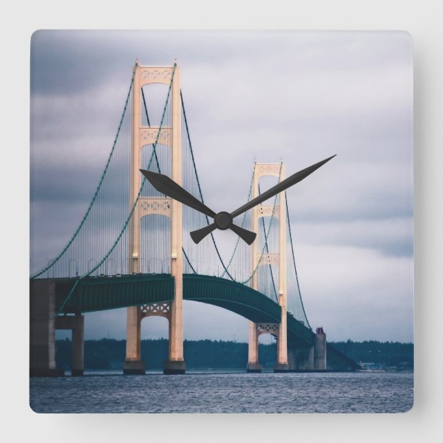 Mackinac Bridge - Wall Clock (Front)