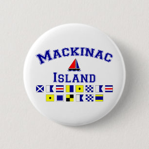 Mackinac Island 6 Cm Round Badge