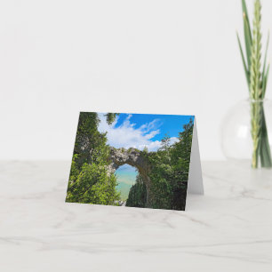 Mackinac Island Arch Rock Note Card