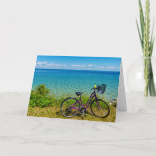 Mackinac Island Bike Greeting Card