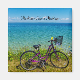 Mackinac Island Bike Magnet