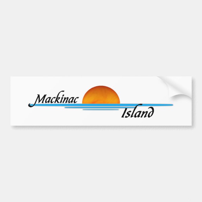 Mackinac Island Bumper Sticker (Front)
