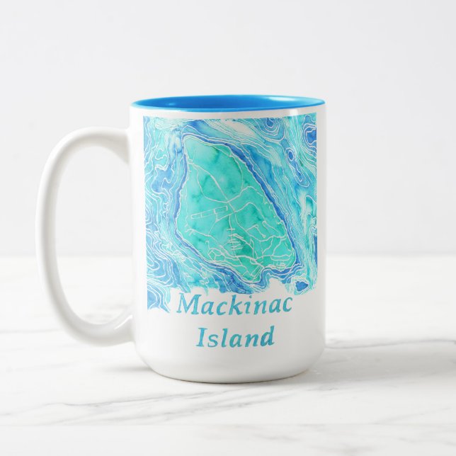 Mackinac Island Coffee Mug (Left)
