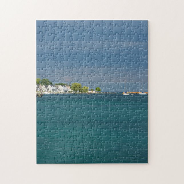 Mackinac Island Harbour Jigsaw Puzzle (Vertical)