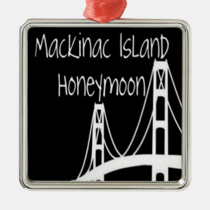 Mackinac Island Honeymoon Metal Tree Decoration