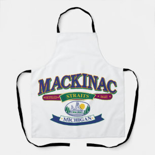 Mackinac Island Michigan Apron