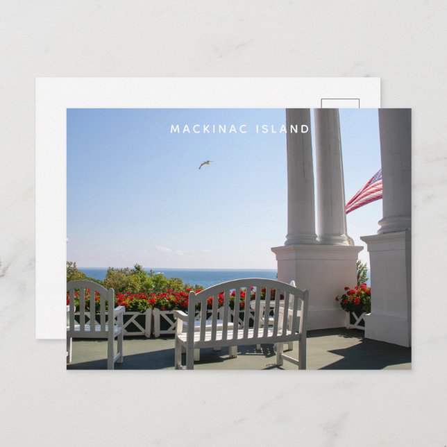 Mackinac Island Michigan Grand Hotel Postcard (Front/Back)