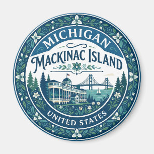 Mackinac Island Michigan Magnet