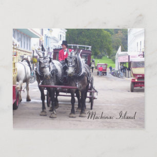 Mackinac Island Series Postcard